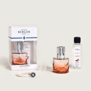 Lámpara Berger Spirale Rose con Perfume Éclat de Rhubarbe 250ml