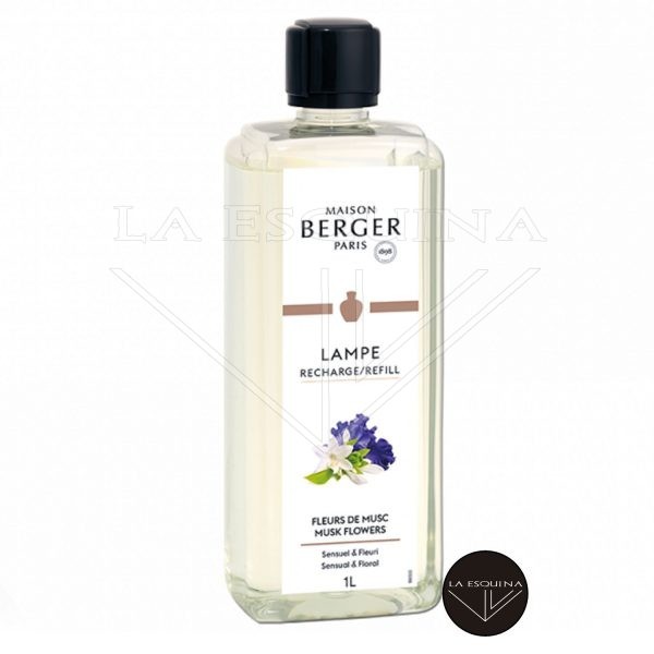 Parfum de Maison LAMPE BERGER Fleurs de Musc 1L aroma jazmin y nardo