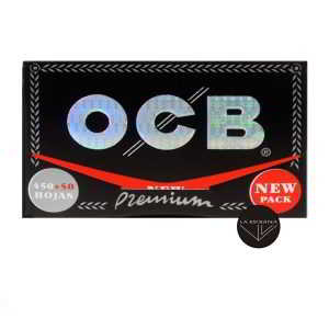 Papel OCB Premium 500 78 mm papel ultrafino, cada librito contiene 500 papelitos