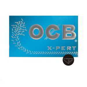 Papel de Liar OCB X-pert Azul Corto de 70 mm. Contiene 100 hojas de papel para fumar