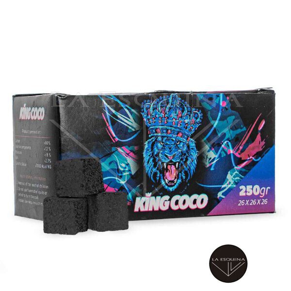 Carbon KING COCO 250g natural de larga duracion