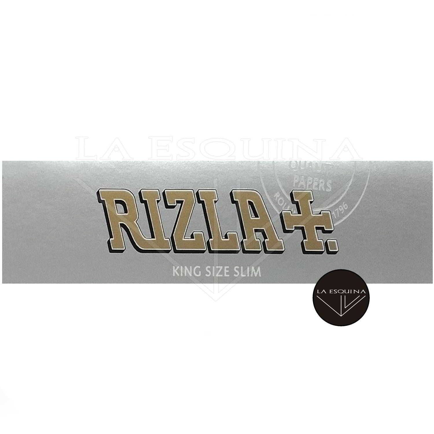 Papel RIZLA King Size Ultrafino Plata 110 mm