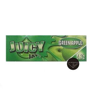 Papel Juicy Jay King Size 78mm flavour Green Apple ,papel de liar de 78 mm sabor Manzana Verde