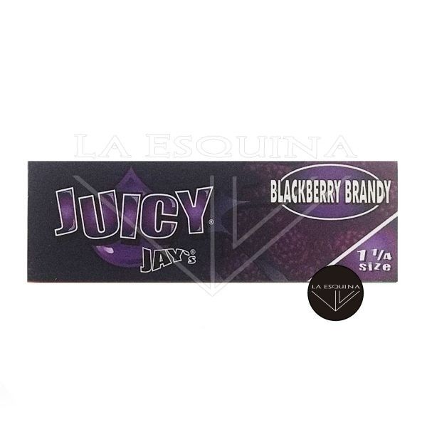 Papel Juicy Jay King Size 78mm flavour Blackberry Brandy,papel de liar de 110 mm sabor Mora