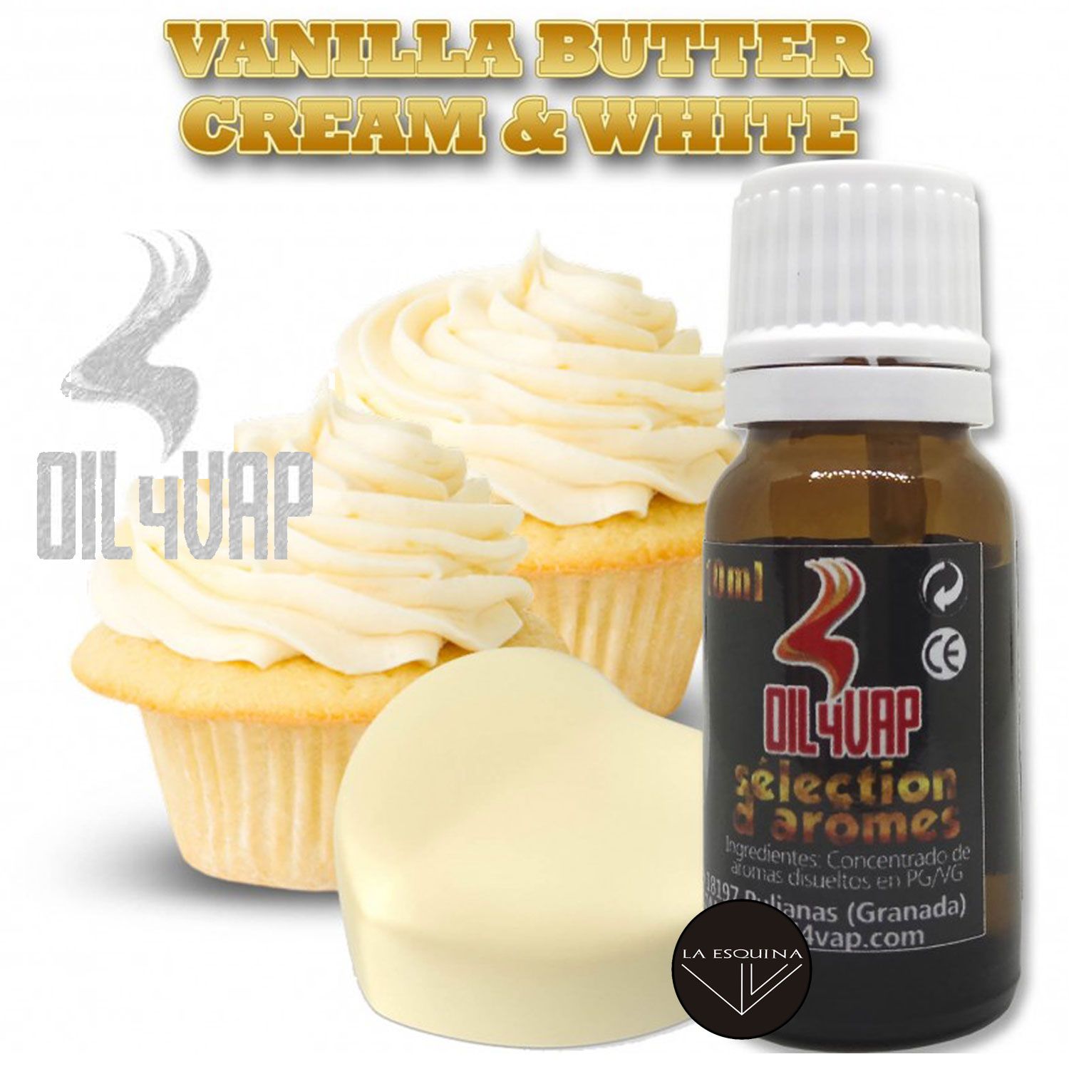Aroma OIL4VAP Vanilla Butter Cream & White 10ml