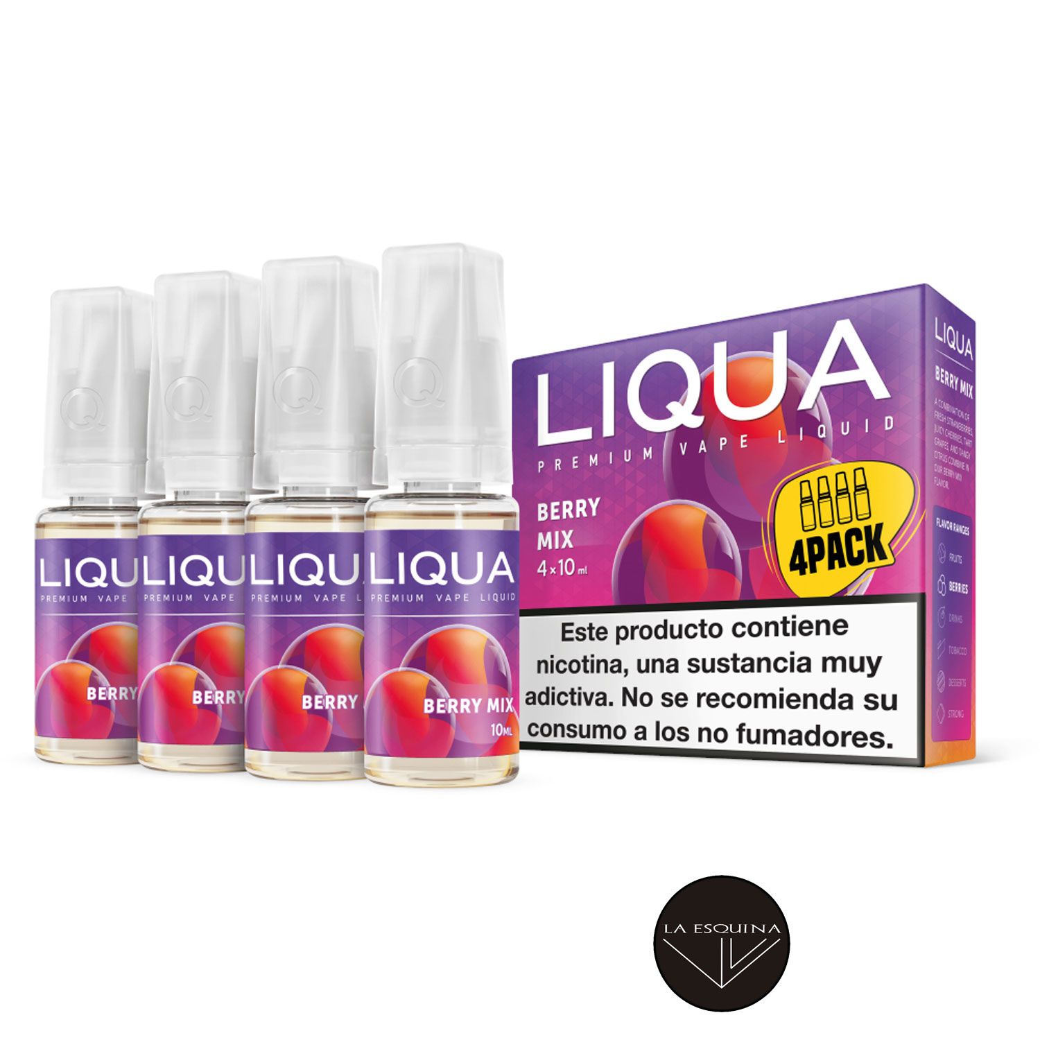 LIQUA Berry Mix 10 ml Pack de 4