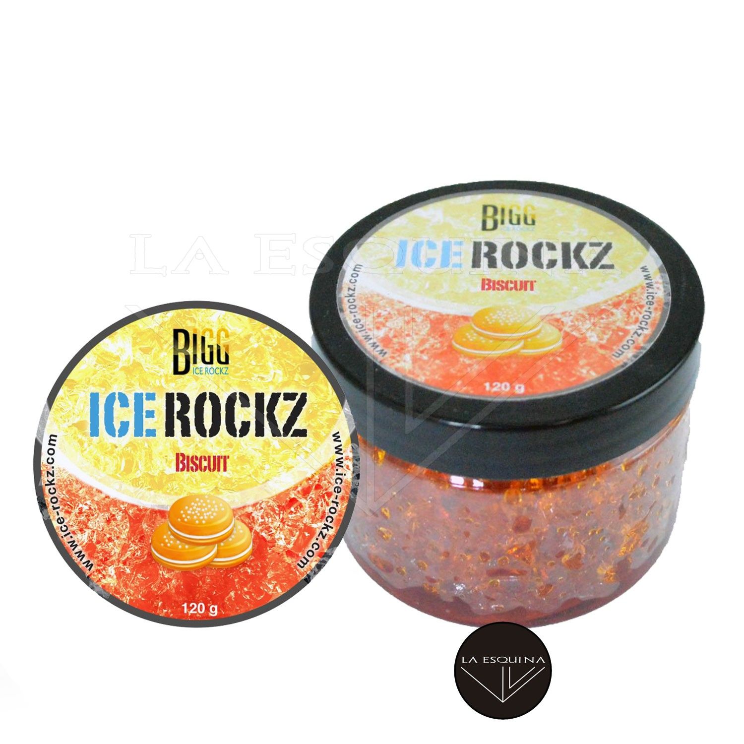 Gel Rock de Cachimba BIGG ICE ROCKZ – 120 g. – Biscuit