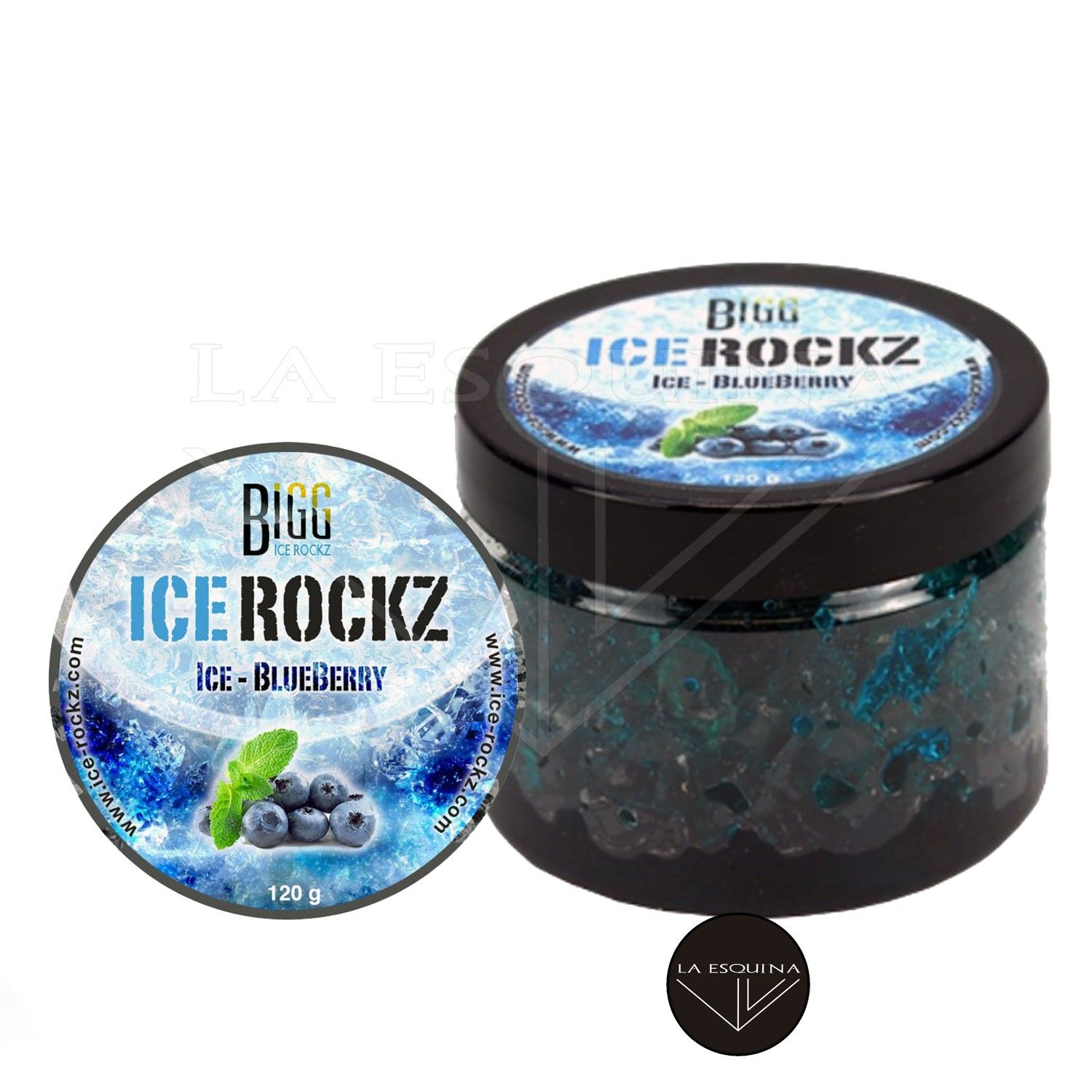 Gel Rock de Cachimba BIGG ICE ROCKZ – 120 g. – Blueberry