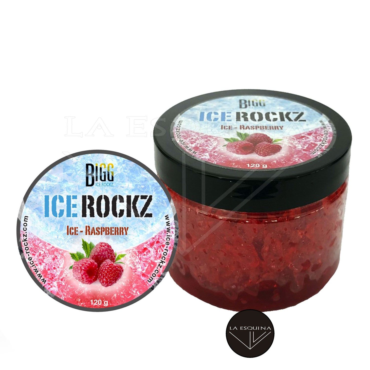 Gel Rock de Cachimba BIGG ICE ROCKZ – 120 g. – Ice-Raspberry