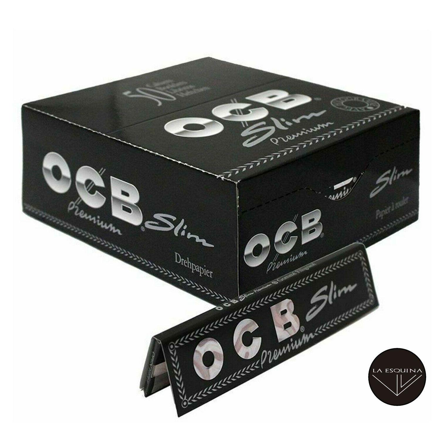 Caja de 50 Papel OCB Premium Largo 110 mm