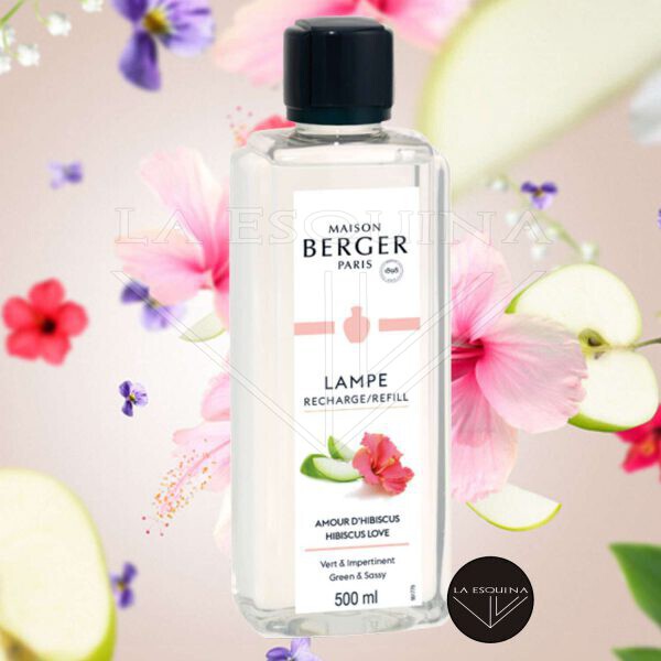 perfume recarga ambientador lampe berger amour d'hibiscus