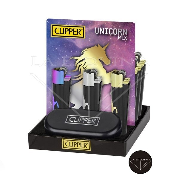 Encendedor Recargable CLIPPER Unicorn Mix