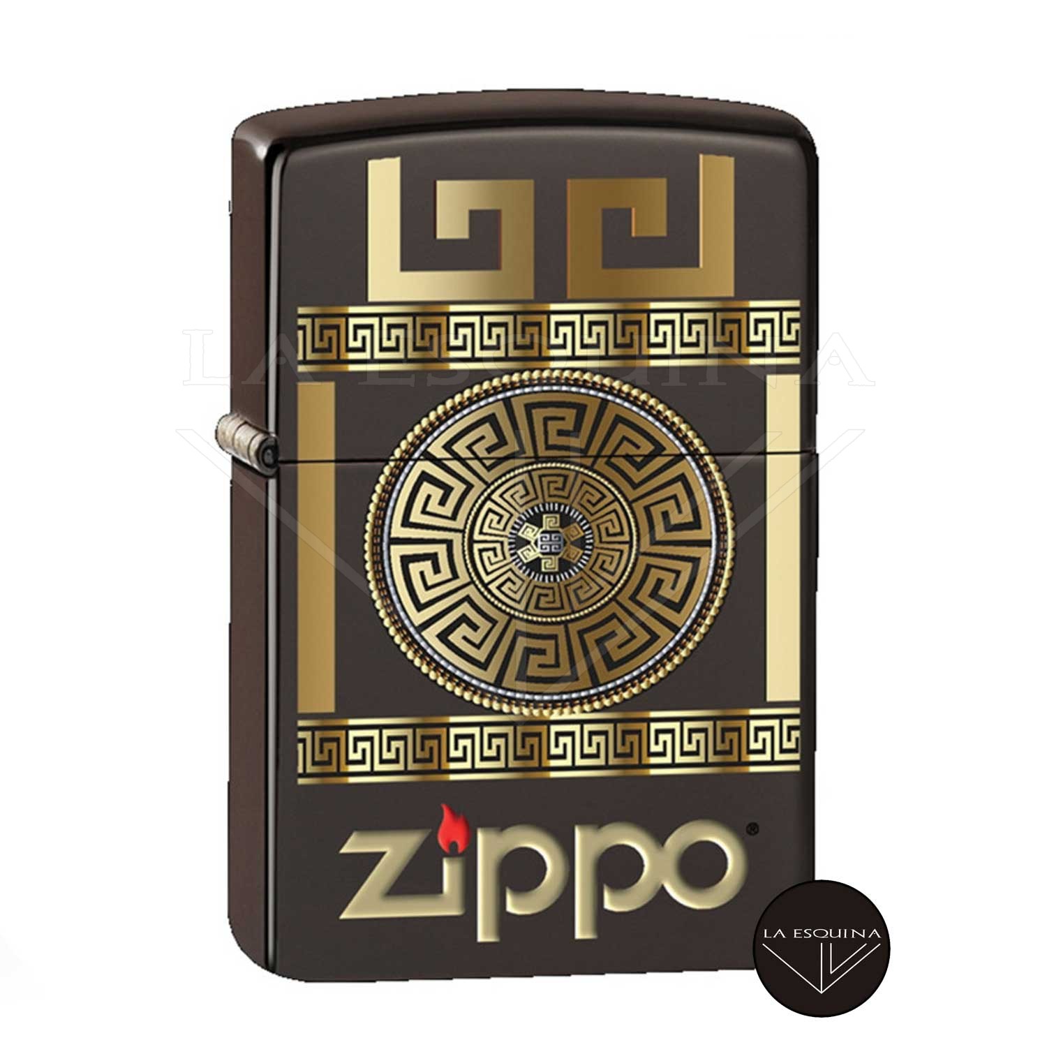 ZIPPO Greek Key Design