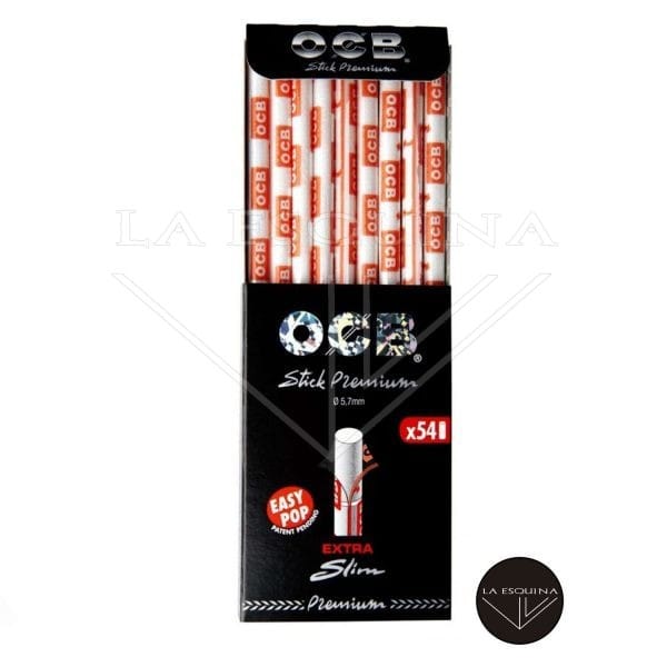 Filtros OCB Premium Extra Slim Easy Pop 5.7 mm 54 Unidades