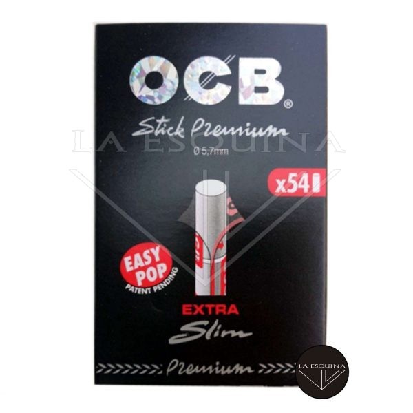 Filtros OCB Premium Extra Slim Easy Pop 5.7 mm 54 Unidades