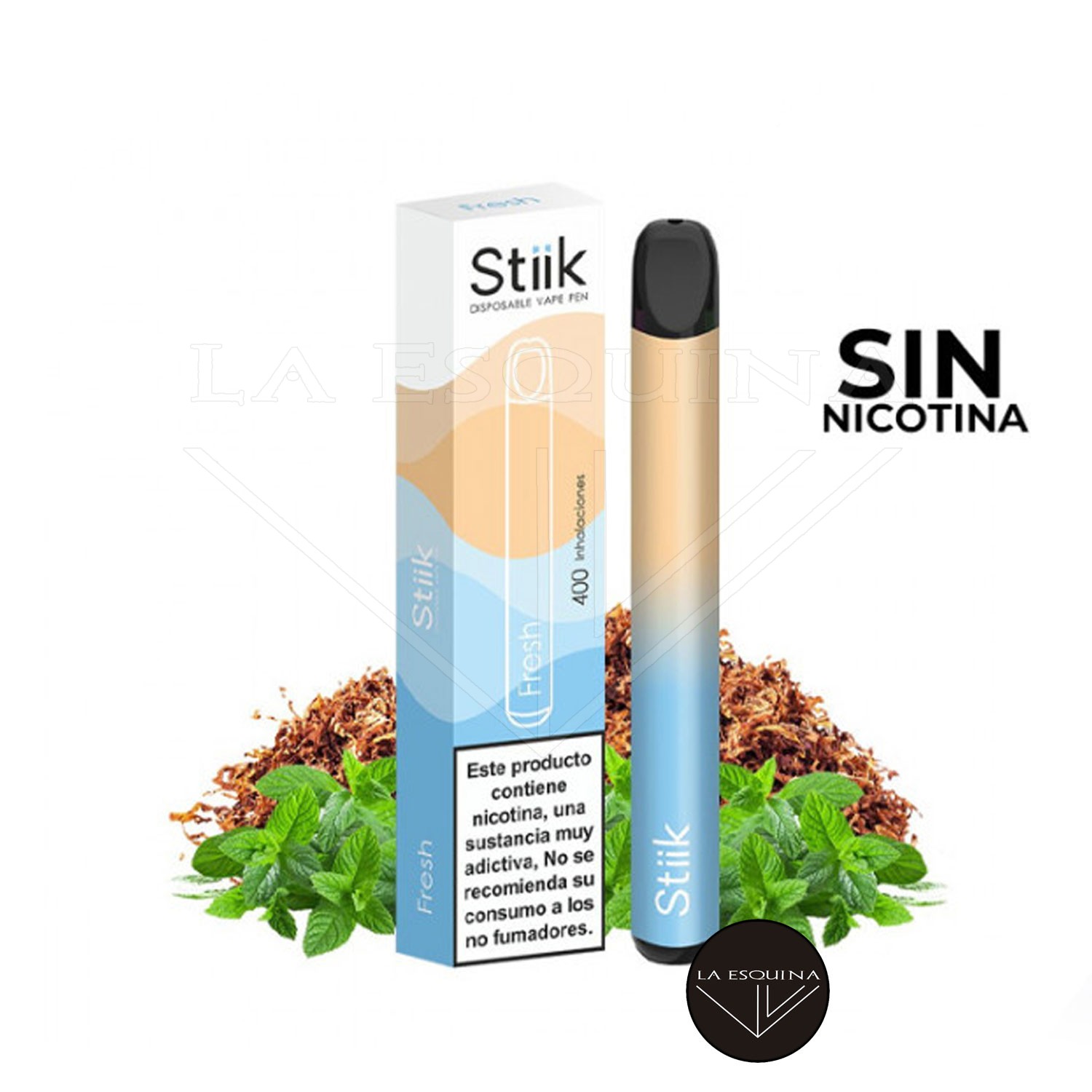 Pod Desechable STIIK Fresh Sin Nicotina