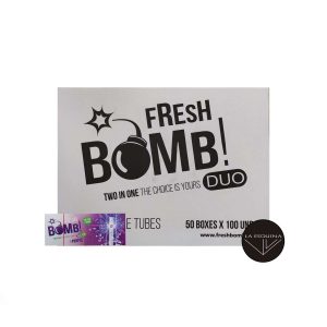 Caja de 50 Paquetes de Tubos FRESH BOMB! Click Purple 100