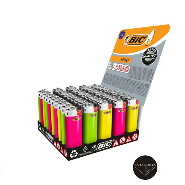 Caja de 50 Encendedores BIC Mini Basico Colores