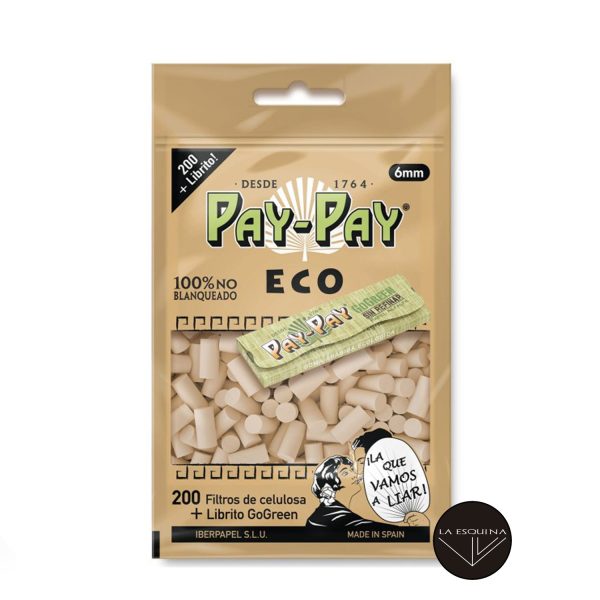 Filtros PAY-PAY Eco Slim 6 mm + Librito