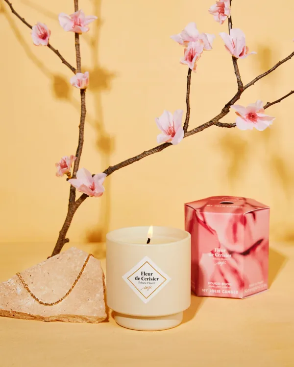 VELA Con Joya a Elegir MY JOLIE CANDLE Fleur de Cerisier