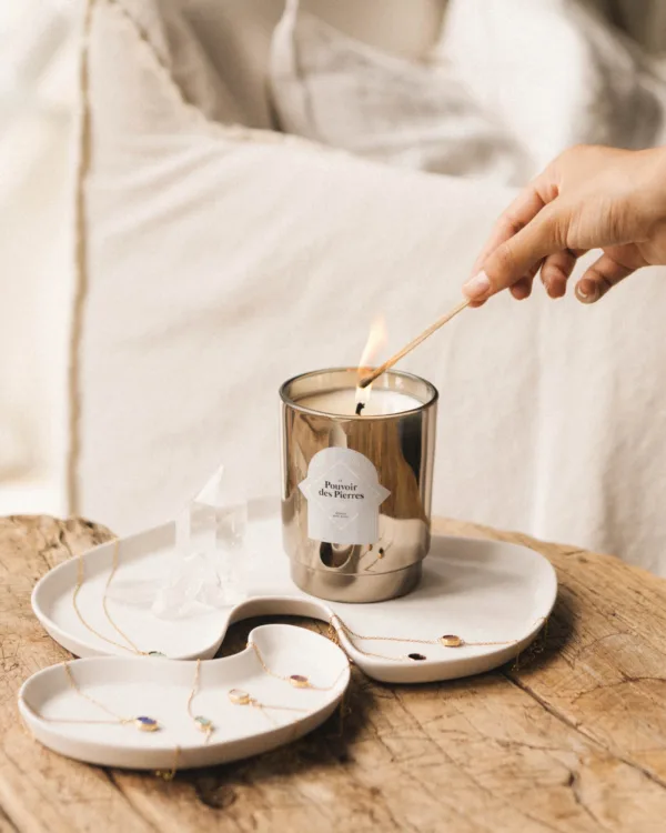 VELA Con Joya a Elegir MY JOLIE CANDLE Povoir des Pierres