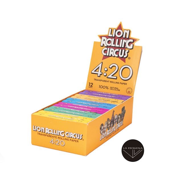 Caja de Papel Lion Rolling Circus Celulosa 4:20 78 mm