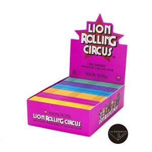 Caja de Papel Lion Rolling Circus Celulosa Largo 110 mm