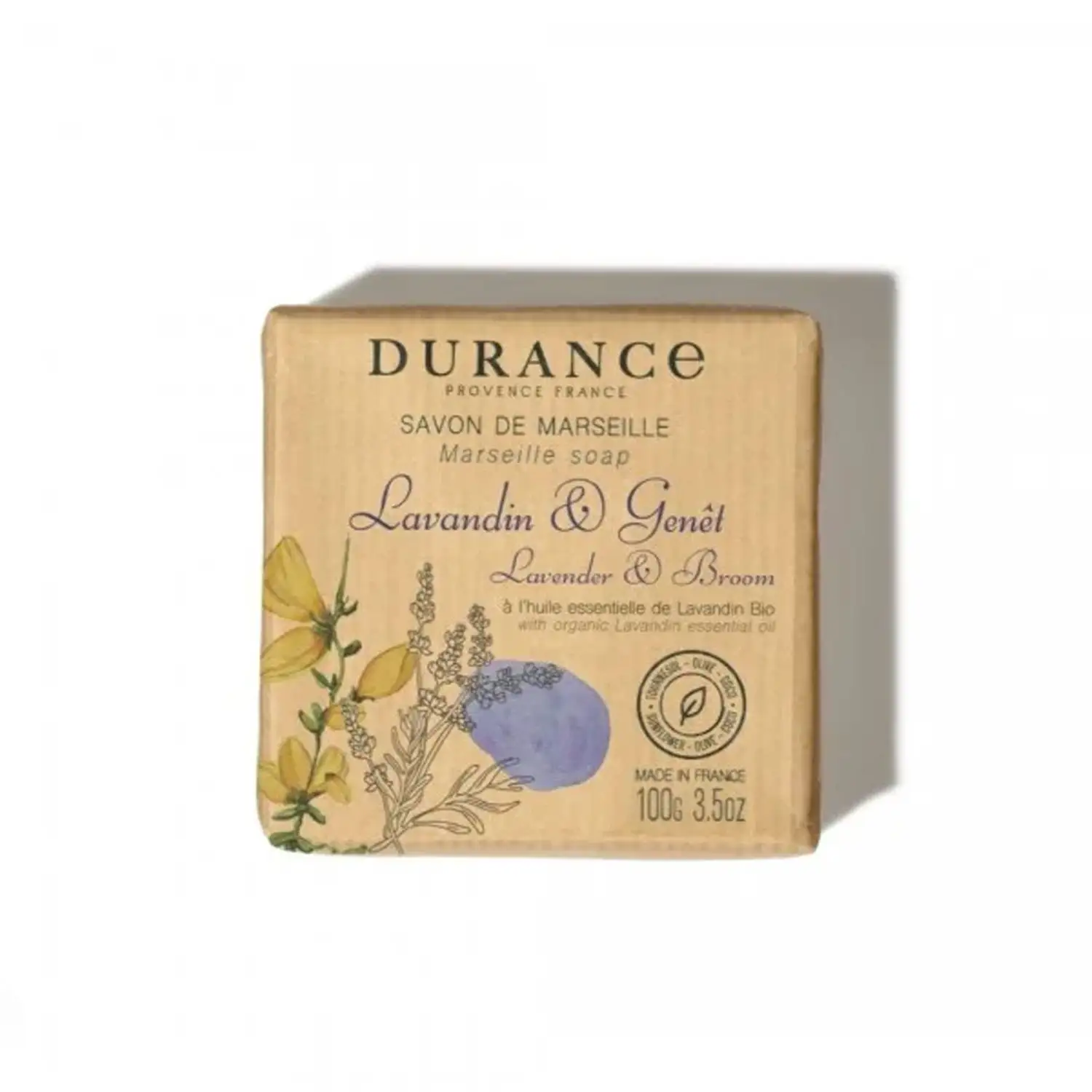 Jabón DURANCE Lavandin & Genet 100g