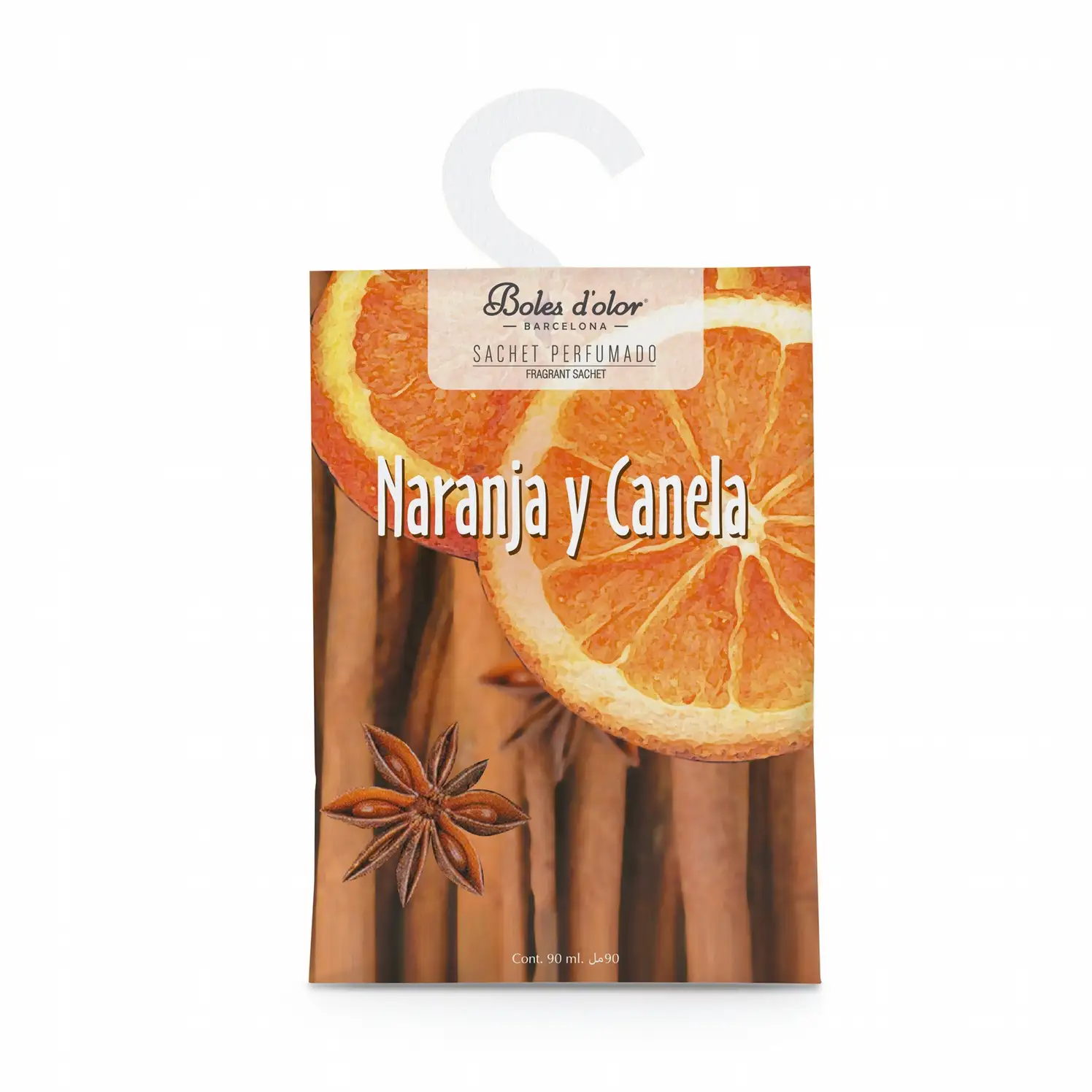 Sachet Perfumado BOLES D´OLOR Naranja y Canela 90ml