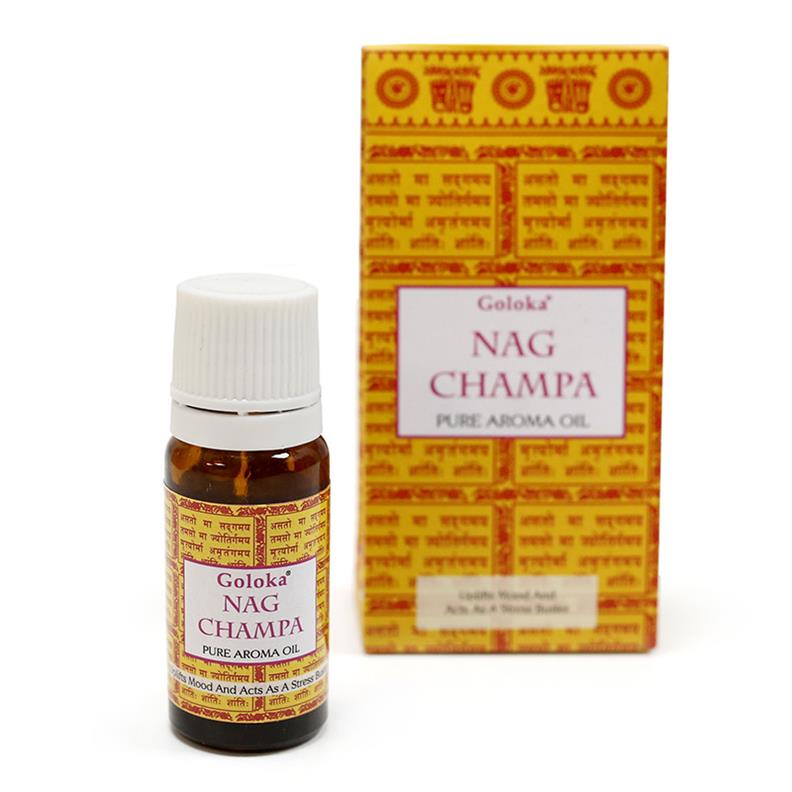 Aceite GOLOKA Nag Champa 10ml