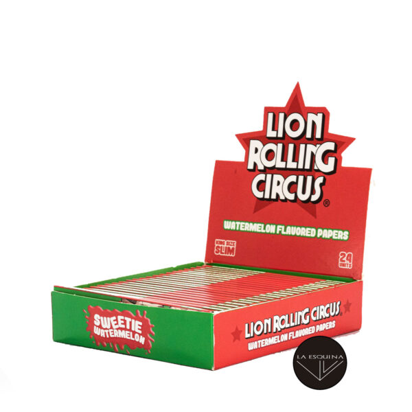 Caja de 24. Papel Lion Rolling Circus Sweetie Watermelon 110mm