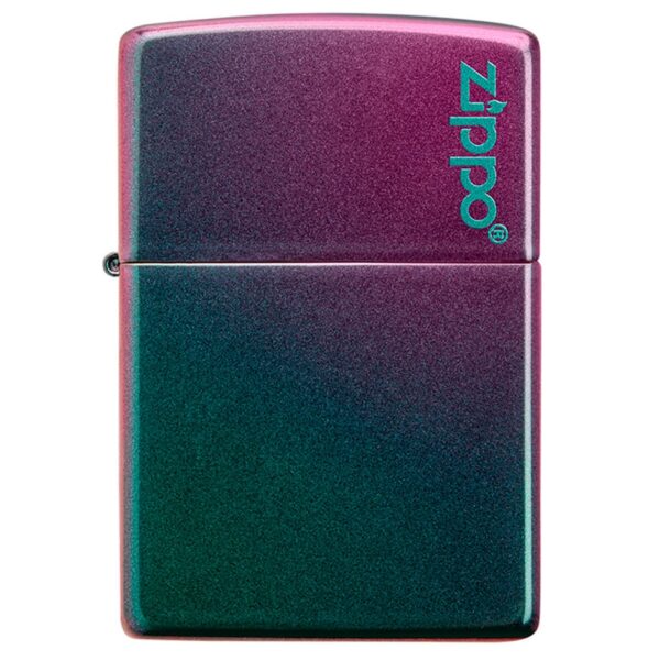 Zippo Logo Purple Turquoise