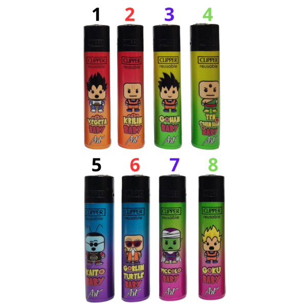 Encendedor Recargable CLIPPER Art Dragon kids