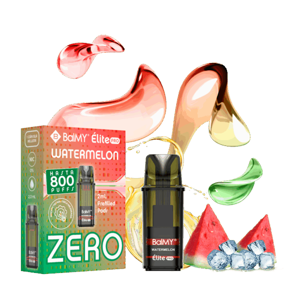 Recarga Pod Desechable BALMY Elite Pro Watermelon Sin nicotina