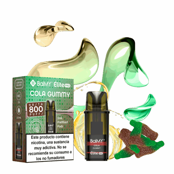 Recarga Para Pod Desechable BALMY Elite Pro Cola Gummy