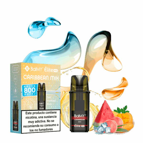 Recarga Para Pod Desechable BALMY Elite Pro Caribbean Mix