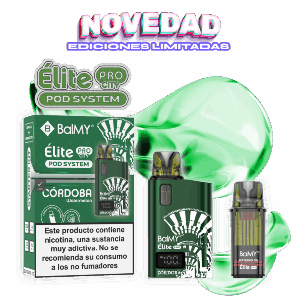 Pod Desechable BALMY Elite Pro City Córdoba Watermelon
