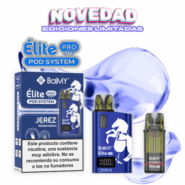 Pod Desechable BALMY Elite Pro City Jerez Watermelon