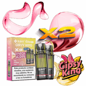 Pack de 2 Recargas Pod Desechable BALMY Elite Pro Gipsy King