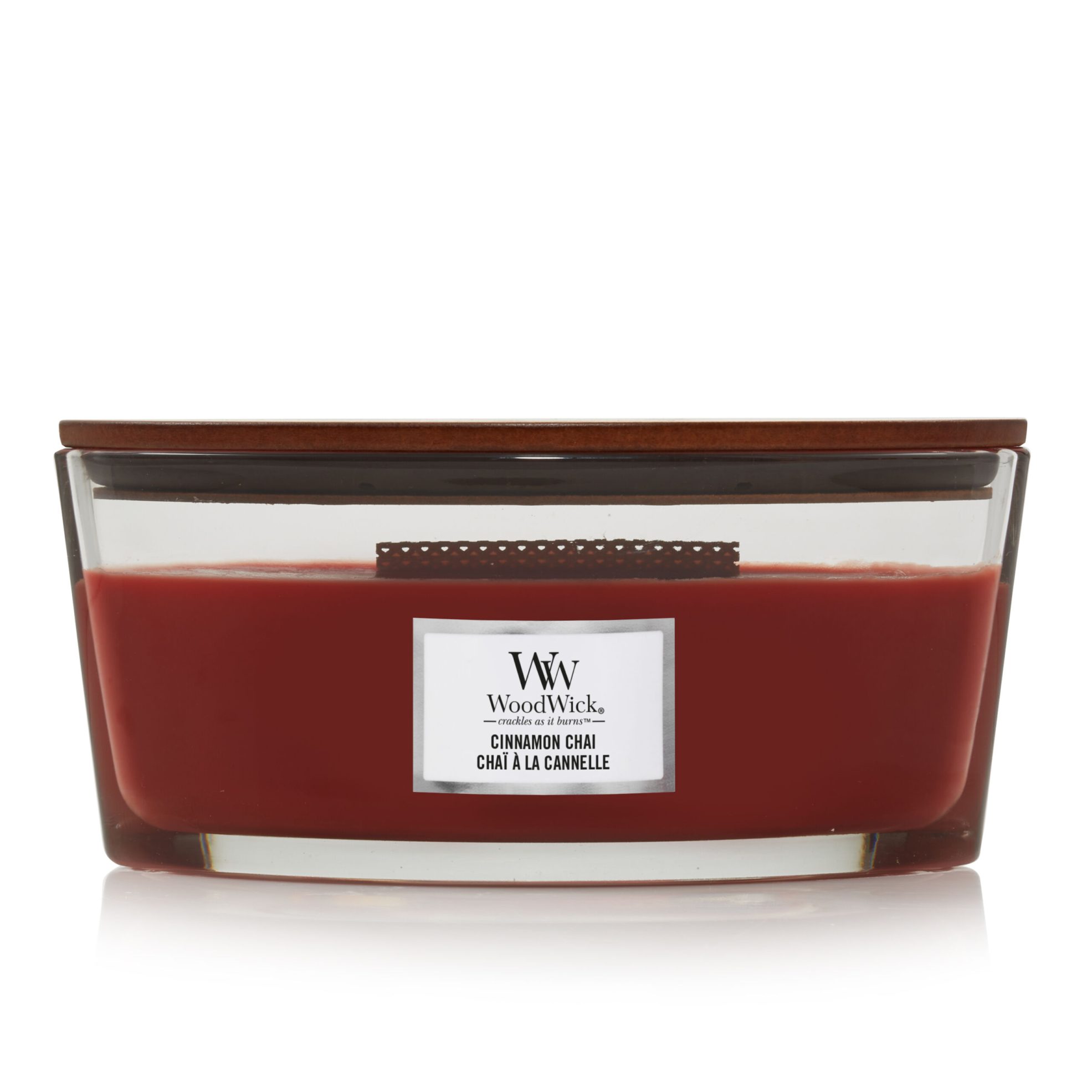 Vela Elipse Cinnamon Chai WoodWick 453gr