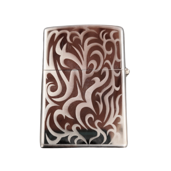 Encendedor Zippo Armor Águila Serie Japonesa | Edición Especial 2008 | Grabado Láser Doble Cara