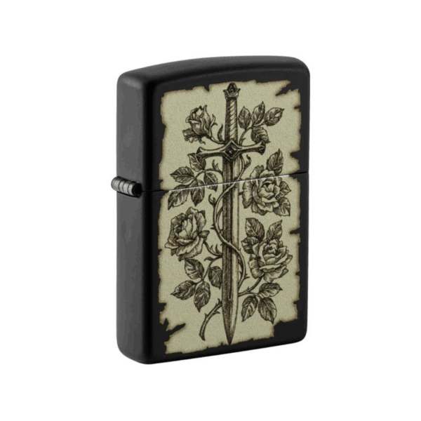 Encendedor Zippo 218 Medieval Swords Design | Diseño Espadas Medievales y Rosas