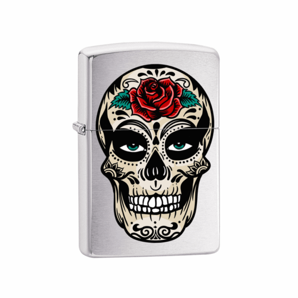 Encendedor Zippo Calavera Mexicana | Diseño “Muerte Mexicana” en Relieve