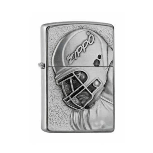 Encendedor Zippo Football Americano | Relieve 3D de Jugador