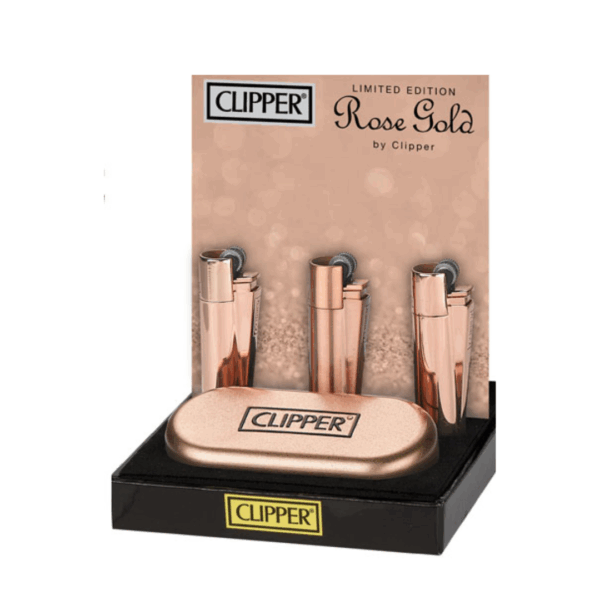 Encendedor Clipper Metal Micro Rose Gold | Liso o Mate Aleatorio