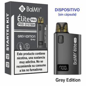 Pod Desechable BALMY Elite Pro Grey Edition | Dispositivo Sin Cápsula