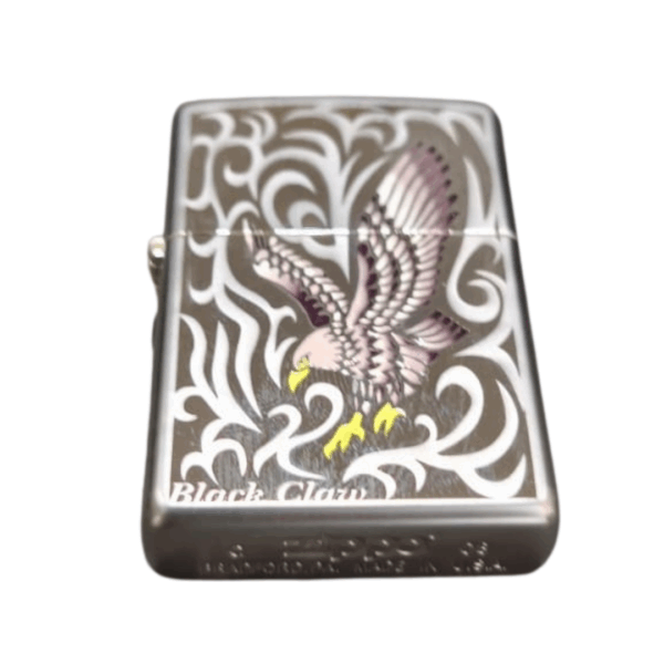 Encendedor Zippo Armor Águila Serie Japonesa | Edición Especial 2008 | Grabado Láser Doble Cara