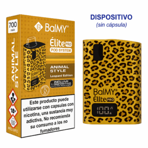 Pod Desechable BALMY Elite Pro Animal Style Leopard Edition | Dispositivo Sin Cápsula