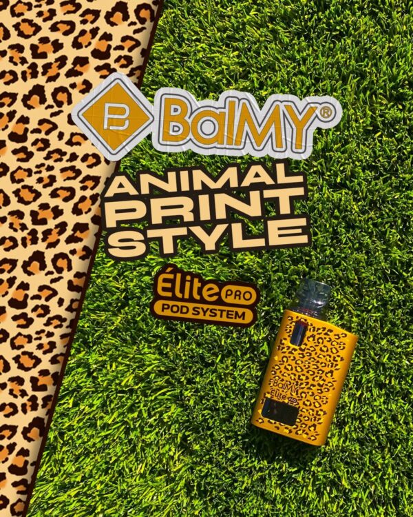 Pod Desechable BALMY Elite Pro Animal Style Leopard Edition | Dispositivo Sin Cápsula