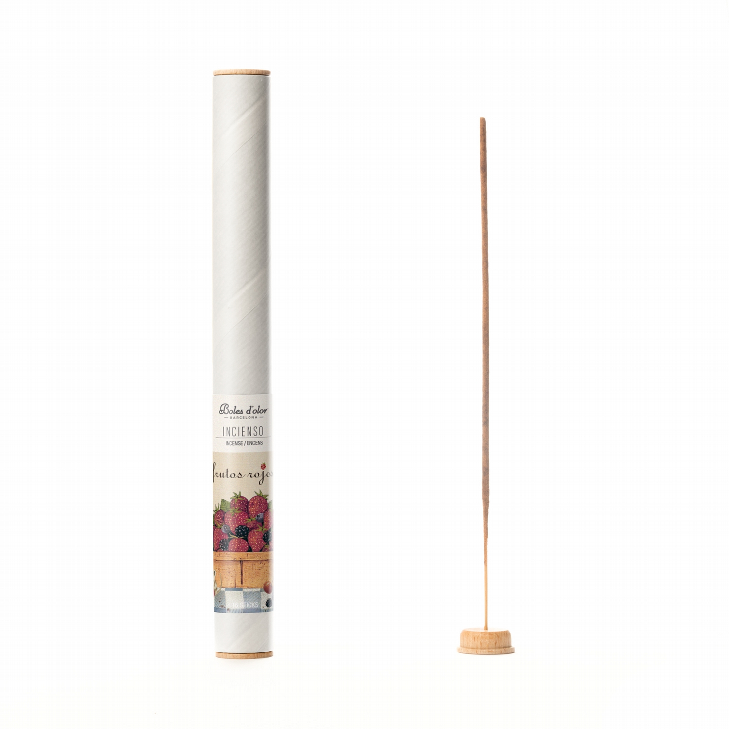 Incienso Boles de Olor Frutos Rojos | Pack 16 Sticks | Aroma Dulce y Frutal
